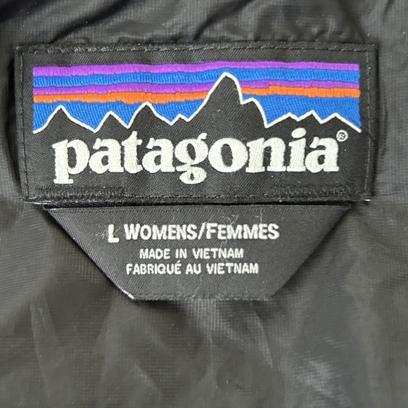Patagonia Jacket Womens Large Black Nano Puff PrimaLoft Puffer Full Zip PSYBAR - Picture 4 of 16